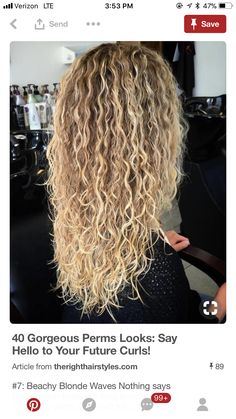 #Avedaibw #Hairbyabigail Spiral Perm Long Hair, Cut Curly Hair, Wavy Perm, Long Hair Perm, Spiral Perm, Wave Perm, Hairdos For Curly Hair, Modern Hairstyles