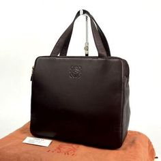 ad eBay - LOEWE Anagram Dark Brown Leather Handbag AM684 - Buy Now, click the link (eBay) Loewe Anagram, Brown Leather Handbag, Brown Leather Handbags, Dark Brown Leather, Leather Handbag, Click The Link, Leather Handbags, Dark Brown, Buy Now