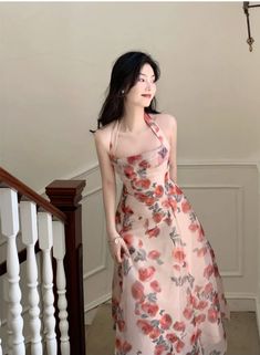 This dress is made of synthetic fiber and has a regular fit. It has a strapless neckline, an empire waistline, and a regular sleeve style. The dress is designed for summer wear and is intended for women aged 18-24. The dress is a Jielur brand and is made in China. Spring A-line Chiffon Prom Dress, Summer A-line Chiffon Dress For Prom, Feminine Spring Chiffon Prom Dress, Feminine Spring Chiffon Dress For Prom, Pink Chiffon Summer Prom Dress, Pink Summer Prom Chiffon Dress, Spring Prom A-line Chiffon Dress, Spring Chiffon Dress For Prom, Summer Chiffon Halter Prom Dress