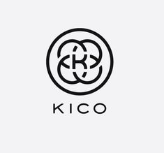 a black and white logo for kico