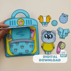 Are you looking for a unique, engaging activity that delivers instant fun without any wait? Our digital paper toy template is your ideal solution, perfect for keeping your little ones creatively busy on rainy days or any time they need a fun project! THIS IS A DIGITAL DOWNLOAD, NO PRINTED MATERIALS ARE INCLUDED! This is a digital file that you receive immediately after purchase via email, ready to be printed, cut, and assembled. All you need to create this charming toy is cardstock, scissors, re Paper Toys Template Green, Paper Toys Template Target, Paper Toys Template Accucut, Katemade Paper Doll House Free Printable Cat, Cat Pop Up Box Paper Toy, Printable Paper Toys Templates, Paper Toy Printable, Printable Toys, Free Printable Crafts