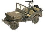 an army jeep with two seats and a side car