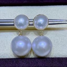 Unmissable! Check out this White Freshwater 11-12 mm Pearl Drop Mabe Pearl Earrings 18K Pure Gold only at $381.00. #houseofpearlsofficial #pearls #modernpearls #tahitianpearls #PearlCollections #pearlsarealwaysappropriate #ExquisitePearls #vintagejewelrylovers #pearlsforgirls #PearlBling Round Akoya Pearl Earrings, Photoshopped Images, Drop Pearl Earrings, Fine Pearl Jewelry, Large Pearl Earrings, Popular Earrings, Tahitian Black Pearls, Mabe Pearl, Earrings Design