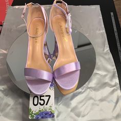 Purple Heels . New Pulled From Pallets Elegant Purple 4-inch Heels, Purple Heels With 4-inch Heel For Summer, Fitted Purple Heels With 4-inch Heel, Purple Synthetic Heels With 4-inch Heel, Purple Heels With 4-inch Pointed Toe, Purple Heels, Pretty Purple, Quince, Color Purple