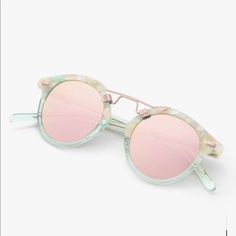 Reposhing This Item I Purchased From @Mariakent23. Loved It, But Ready To Rotate For Something New. Questions? Leave A Comment Below! Rose Gold Sunglasses, Gold Sunglasses, Colored Sunglasses, Sea Glass, Red Gold, St Louis, Something New, Sunglasses Accessories, Rose Gold