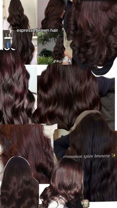 Cherry Hair Colors, Curly Hair Care Routine, Brown Hair Looks, Cherry Hair, Brown Hair Inspo, Hair Tint, Hair Color Streaks, Pretty Hair Color