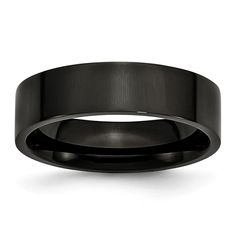 a black wedding ring on a white background