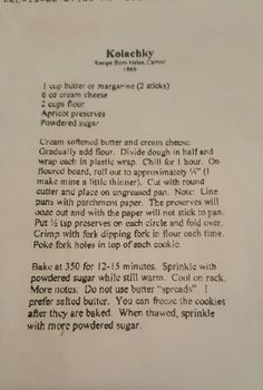 an old recipe book with instructions on how to make it