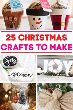 25 christmas crafts to make for the holidays