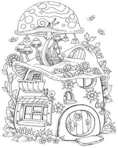 Desenhos de casas para imprimir e colorir - Blog Ana Giovanna House Colouring Pages, Music Club, Colouring Printables, Soyut Sanat Tabloları, Adult Coloring Book Pages