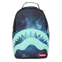 Great Shopping Brand New SPRAYGROUND Tiff Galaxy Shark Deluxe Bag, Men's Accessories Sprayground Backpack, Shark Bag, Spray Ground, Shark Backpack, Water Resistant Fabric, Blue And Black, Mini Backpack, Black Crystals, School Backpacks