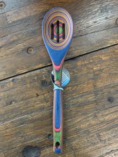 Rainbow Pakka Wood Mini Slotted Spoon Slotted Spoon, Slotted Spoons, The Perfect Kitchen, Perfect Kitchen, Kitchen Tool, Rainbow Design, Rainbow Colors, Rainbow, Wood