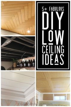 the top five diy low ceiling ideas