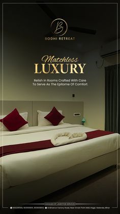 an advertisement for a luxury hotel in india