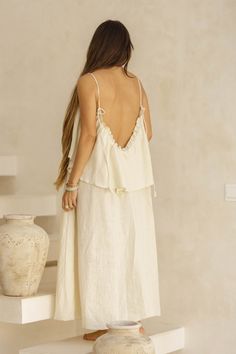 Linen Muse Gown