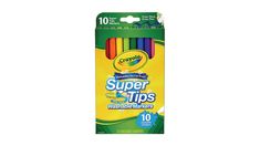 a box of crayon super tips washable markers