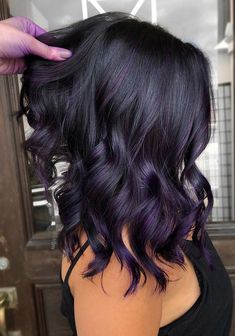 Dark Hair Colors For Fall, Dark Hair Colors, Hair Colors For Fall, Dark Purple Hair, Hair Color Shades, Hair Done, Hair Color Purple, Hair Dye Colors, Hair Inspiration Color