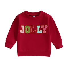 PRICES MAY VARY. 95% Cotton, 5% Polyester Imported Pull On closure Machine Wash 【MATERIAL】: Toddler baby boys girls christmas clothes are made of 95% cotton, 5% polyester, super soft, skin-friendly, durable and not easy to deform, breathable and comfortable to wear. Christmas clothes for baby boy, christmas clothes for baby girl, baby crewneck sweatshirt christmas, everyone will call your boy girl the cutest one ! 【DESIGN】: Toddler Christmas sweatshirts, long sleeve ,crewneck,''JOLLY'' ''SANTA BABE'' letter print, cute and fashionable fall outfit for baby boy girl. Baby girl boy christmas sweatshirt, unisex baby fall winter clothes, bright colors make the baby look cute and lovely!!! 【FEATURE】: Baby long sleeve shirts, boys fall shirt, christmas baby clothes, fall sweatshirts for girls kid Brother Matching Outfits, Toddler Winter Clothes, Sweatshirt Romper, Toddler Christmas Outfit, Baby Halloween Outfits, Boys Christmas Outfits, Fall Baby Clothes, Fall Pullover