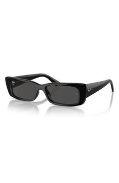 These boldly retro sunglasses add seriously cool energy to everyday looks. 54mm lens width; 17mm bridge width; 145mm temple length 100% UV protection Plastic Imported Black Sunglasses Rectangular, Ray Ban Marshal Sunglasses, Retro Rectangular Sunglasses With Anti-reflective Coating, Retro Rectangular Polarized Shield Sunglasses, Classic Rectangular Shield Sunglasses With Anti-reflective, Classic Rectangular Shield Sunglasses With Tinted Lenses, Classic Rectangular Sunglasses With Tinted Lenses, Classic Black Rectangular Shield Sunglasses, Classic Rectangular Polarized Sunglasses