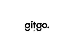 the gitgo logo is shown in black and white