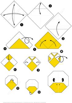 step by step instructions to make origami