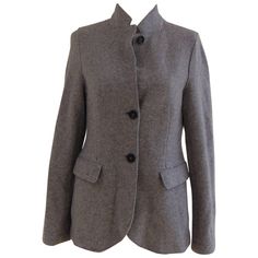 Harris Wharf grey wool jacket totally made in wool size m Double Breasted Suit, Wool Jacket, Double Breasted Suit Jacket, Moschino, Double Breasted, Suit Jacket, Fashion Outfits, Blazer, Wool