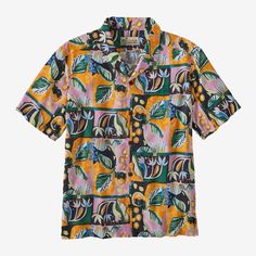 Practicing aloha with this classic Pataloha® shirt made of environmentally responsible closed-loop fibers. Made in a Fair Trade Certified™ factory. | Patagonia Men's La'au Pataloha® Shirt in Milkweed Mauve, Medium - Tencel Lyocell/Pfas Hawaiian Shirt With Relaxed Fit And Camp Collar, Relaxed Fit Shirt With Hibiscus Print And Camp Collar, Relaxed Fit Hawaiian Shirt With Camp Collar, Multicolor Relaxed Fit Hawaiian Shirt With Camp Collar, Relaxed Fit Hawaiian Short Sleeve Shirt With Camp Collar, Multicolor Camp Shirt With Hibiscus Print And Camp Collar, Hawaiian Camp Shirt With Tropical Print And Relaxed Fit, Tropical Relaxed Fit Camp Shirt, Tropical Camp Shirt With Relaxed Fit And Camp Collar