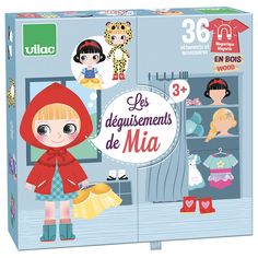 Mia's Disguises Dress Up Set, Shop Sweet Lulu Pretend Play Toys, Dress Up Dolls, Polly Pocket, Wooden Dolls, Play Doh, Little Red Riding Hood, Doll Sets, Red Riding Hood, Peppa Pig