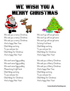 we wish you a merry christmas poem