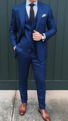 Wedding Suits Men Blue, Men Suits Blue, Beach Wedding Suits, Blue Suit Men, Blue Suit Wedding, Wedding Suits Groom, Dress Suits For Men, Designer Suits For Men, Navy Blue Suit