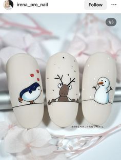 New Year Nail Design, Snowman Nail, Snowman Nail Art, New Year Nail, Nail Art Noel, Snowman Nails, New Years Nail Designs, Purple Nail Art, Finger Nail Art