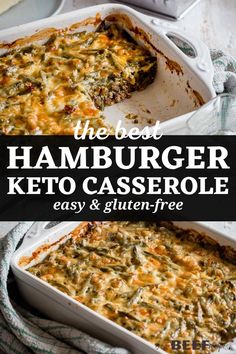 the best hamburger keto casserole is easy and gluten free