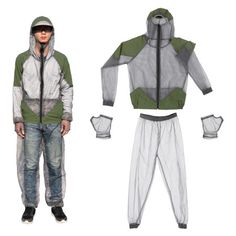 Eccomum Outdoor Mosquito Repellent Suit Bug Jacket Mesh Hooded Suits Fishing Camping Jacket Protective Mesh Fishing Clothes Mosquito Suit Professional outdoor mosquito repellent suit will provide all round protection for you from tiny bites during fishing, and other outdoor activities. Features: All round protection: mosquito-proof jacket with hood,-mosquito pants and a pair of gloves are made of high density net gauze, protecting you from tiny bites during , camping and fishing. Excellent venti Outdoor Mosquito Repellent, Tiny Bites, Terno Slim Fit, Fishing Clothes, Terno Slim, Mesh Clothing, Sports Camp, Anti Mosquito, Mesh Shirt