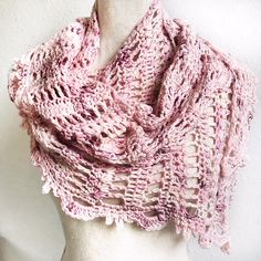 Ravelry: The Sakura Shawl pattern by Ellen Bergmann Scarf Knit, Crochet Shawls, Shawl Pattern, Crochet Scarves, Cherry Blossoms, Knit Scarf, Release Date, Crochet Scarf, Ravelry