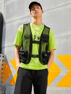 Rave Outfit Men, Neon Rave Outfits, Men Rave Outfits, Mens Rave Outfits, Techno Rave Outfit, Rave Men, Vest Outfits Men, Rave Outfits Men, Techno Outfit