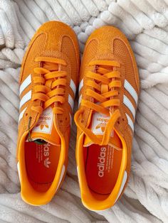 Orange Sambas, Men's Adidas (men), Adidas Samba Og, Orange Shoes, Adidas Girl