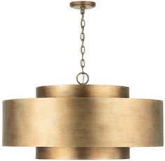 a chandelier hanging from the ceiling with a light fixture on top of it