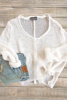 breaker-white Stylish Sweaters, Softest Sweater, Look At You, Personal Marketing, The Deep, Cotton Sweater, White T, Deep V, Maui