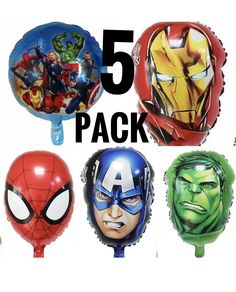 the ultimate spiderman balloon bundle is available for $ 5 each