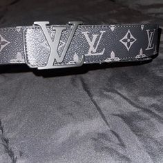 Louis Vuitton, Belt, Black, Lv Print, Designer, Comes With Buckle, Fashion, Size 44/100, New, Great Condition Lv Print, Buckle Fashion, Louis Vuitton Belt, Louis Vuitton Brown, Louis Vuitton Accessories, Belt Black, Black And Brown, The 100, Mens Accessories