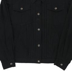 Description:Vintage black Iceberg Jeans jacket, fits small.GENDER: womens CONDITION: good - mark on button on front as shown.STYLE: jacketERA: 1990sCOLOUR: blackFABRIC: cotton Wholesale Shoes, Cardigan Coat, Coat Dress, Jeans Pants, Board Shorts, Active Wear Tops, Jean Jacket, Denim Pants, Vintage Black