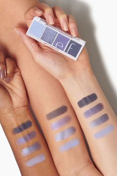 Purple Eyeshadow For Brown Eyes, Lavender Eyeshadow, Purple Eyeshadow Palette, Glitter Eyeliner Makeup, Lilac Eyeshadow, Mommy Makeup, Maybelline Eyeshadow, Eyeshadow Brands