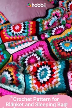 crochet pattern for blanket and sleeping bag