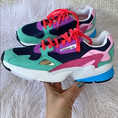 Women’s Adidas Original Falcon Shoes Bought From Urban Outfitters Women’s 6.5 Eur 38 Never Worn Purple Tennis Shoes, Adidas Originals Falcon, Sassy Girl, Adidas Original, Nike Free Shoes, Hype Shoes, Sneakers Addict, Colorful Shoes, Free Shoes