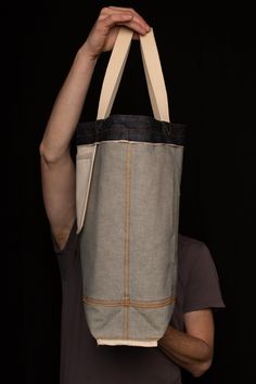 Rectangular Denim Canvas Bag For Shopping, Rectangular Denim Canvas Shopping Bag, Daily Use Denim Bags With Top Carry Handle, Denim Bags With Top Carry Handle For Daily Use, Denim Bags With Leather Handles For Shopping, Denim Tote Canvas Bag For Everyday Use, Denim Bag With Leather Handles For Everyday Use, Everyday Denim Bag With Top Carry Handle, Everyday Denim Bags With Leather Handles