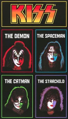 kiss the demon, the spaceman, the catwoman and the starchild album cover art