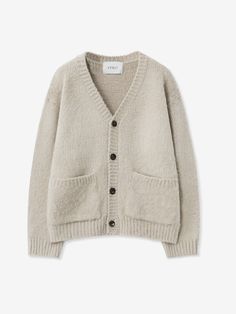 Editor's notesIt is a basic and casual box knit cardigan. Made of brushed wool blend knit fabric, the cardigan is soft, cozy, and unique. The relaxed fit cardigan is easy to style with any item.- Button closure- Relaxed fit- Brushed knit- Ribbed placket, cuffs, hem- Side pocketsMeasurements(in.)MEDIUM / LARGE- Shoulder: 23 in. / 24 in.- Armhole: 9.1 in. / 9.6 in.- Chest: 23.6 in. / 24.6 in.- Sleeve Length: 22.6 in. / 23 in.- Length: 24 in. / 25 in.Composition & Care- 80% Acrylic, 10% Polyest Ghost Sublimation, Nyc Fits, Basic Cardigan, Halloween Sublimation, Fitted Cardigan, K Fashion, Halloween Designs, Soft Cardigan, Beige Cardigan