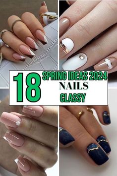 Chic Spring Nails, Classy Spring Nails, Nails Acrylic Ideas, Classy Almond Nails, Acrylic Ideas, Vibrant Nails, Top Nail, Trendy Haircuts