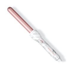 Foxybae Marble Print 25Mm Curling Wand   What It Is  Get ready to lose your marbles over FoxyBae’s new 25mm Rose Gold Marble Curling Wand! Made with a special Rose Gold tourmaline-infused ceramic and negative ions, it helps to create voluminous, defined curls. FoxyBae’s tourmaline-infused ceramic wand is gentle on the hair but responsive enough to make styling quick and easy. With a quick heat up time and optimal temperature setting, you can trust that this wand will turn your tresses into hair goals, all day, every day!   What You Get        Marble Print 25mm Curling Wand (approx. 12.91"L x 1.68"W x 1.68"H)    How to Use         Brush through dry hair to ensure hair is smooth and tangle free.       Apply Cool AF Heat Protector Spray all over (sold separately).        Taking sections of 1 Big Bouncy Curls, Rose Gold Marble, Hair Supplies, Curling Wand, Beachy Waves, Defined Curls, Bouncy Curls, Hair Rollers, Wand Curls