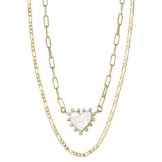 The Jessica Simpson gold tone women's Layered Heart Necklace is designed to elevate your everyday style. Crafted with precision and adding a touch of sophistication to any outfit. This necklace offers both style and peace of mind. Whether it's a birthday, Christmas, Mother's Day, Valentine's Day, an anniversary, or any other gift-giving occasion, this Jessica Simpson necklace is a thoughtful and timeless present. Size: one size.  Gender: female.  Age Group: adult. Toned Women, Snake Pendant, Elephant Pendant, Charm Pendant Necklace, Jewelry Choker, Coin Pendant, Love Necklace, Heart Pendant Necklace, Everyday Style